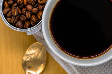 roasted coffee beans, can be used as a background
