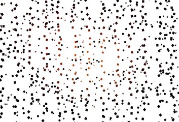 Light Red vector template with crystals, circles, squares.