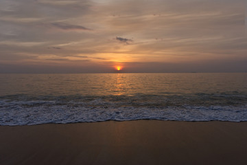 Sunset at Long Beach on Koh Lanta, Thailand, Asia