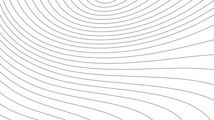 Abstract wavy background. Thin dark lines on white. Editable stroke.