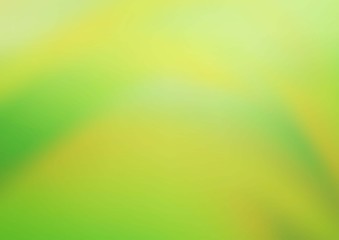 Light Green, Yellow vector blurred and colored background. Colorful illustration in blurry style with gradient. A new texture for your design.