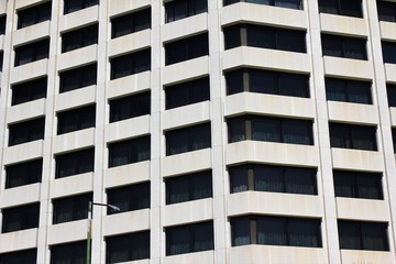 Fototapeta premium View of hotel apartments in Athens, Greece.