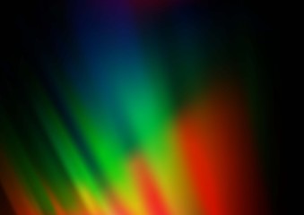 Dark Multicolor, Rainbow vector template with bubble shapes. Blurred geometric sample with gradient bubbles.  Marble design for your web site.