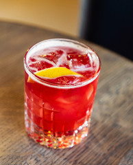 modern cocktail on the table