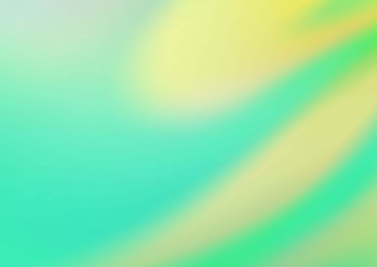 Light Green, Yellow vector bokeh and colorful pattern. A vague abstract illustration with gradient. The background for your creative designs.