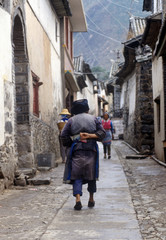 Bei minority group in Bei People's Village in Dali, Yunnan Province, People's Republic of China