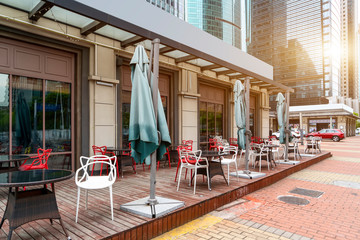 Shanghai Bund outdoor bar coffee bar