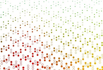 Light Green, Red vector layout with circle shapes.