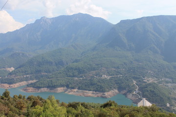 Fototapeta premium lake in the mountains