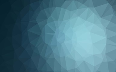 Fototapeta premium Light BLUE vector blurry triangle texture. Triangular geometric sample with gradient. The best triangular design for your business.