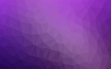Light Purple vector polygon abstract backdrop. Modern geometrical abstract illustration with gradient. Completely new design for your business.