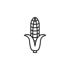 Corn icon vector on white background