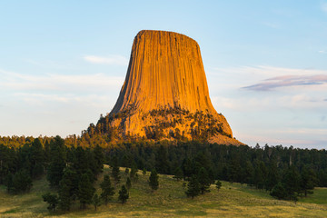 devil tower,wyoming,usa.