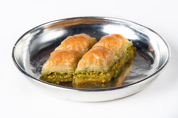 Famous pistachio baklava of gaziantep