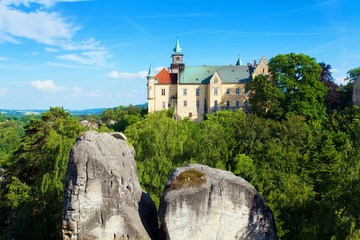 Castle Brubá skála in Czech republic. 