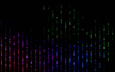 Dark Multicolor, Rainbow vector background with straight lines. Decorative shining illustration with lines on abstract template. Pattern for business booklets, leaflets.