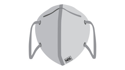 Mask, Face nose mouth virus mask, Vector.