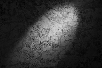 light and shadow bokeh on white wall.