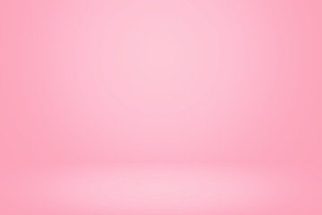 concept pink pastel background abstract with light bright white color. 3d. room studio gradient pink pastel and empty wallpaper backdrop. blur background. Texture for product show. color summer tone 