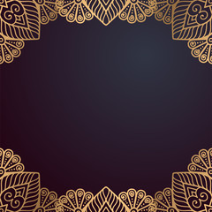 luxury ornamental mandala design background