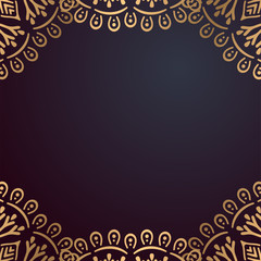 luxury ornamental mandala design background