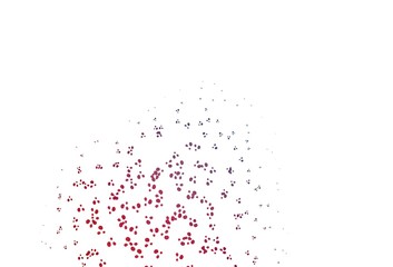 Light Blue, Red vector background with lamp shapes.