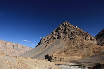 Fototapeta na wymiar mountain landscape in the Himalayas