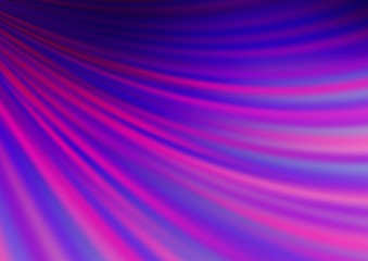 Light Purple vector template with bubble shapes. Colorful abstract illustration with gradient lines. A completely new template for your business design.