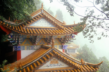 Fototapeta premium Sangingge Temple - Western Hills in Kunming, Yunnan Province, People's Republic of China