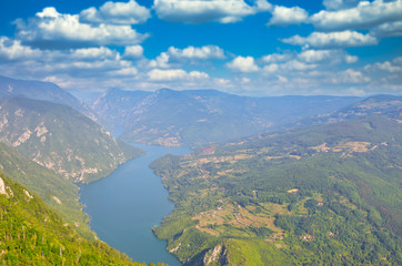 Tara mountain famous viewpoint Banjska stena Serbia