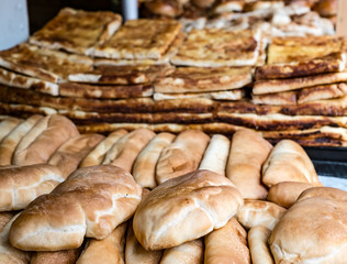 bread and traditional Romanian products