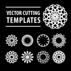 Geometric symbols for laser cutting and printing