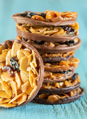 Florentines on a rustic background