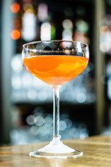 modern cocktail on the table