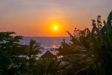 Sunset in paradise Vietnam.