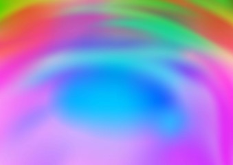 Light Multicolor, Rainbow vector blurred background. Colorful abstract illustration with gradient. A new texture for your design.