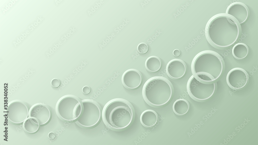 Aufkleber Modern abstract light background with circle ring. Modern geometric vector. Abstract vector design round. Trendy graphic round background. Brochure design. Geometric shape. Template with circles.