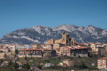 Obraz premium View over Laguardia, Alava/Rioja area, Spain