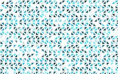 Light BLUE vector layout with lines, triangles. Glitter abstract illustration with triangular shapes. Pattern for busines ad, booklets, leaflets