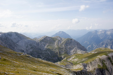 View of Hochswab Mountains, Alps, Austria.