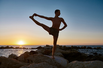 Yoga on the beach