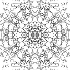 antistress mandala coloring book abstraction