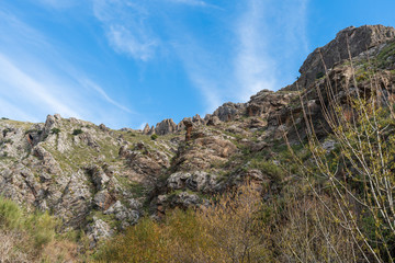 Mountainous landscape in the Alpujarra (Spain)

