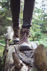 a hiking boots