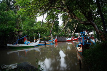 boats on the river