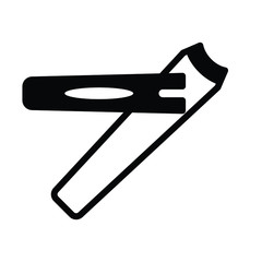 compound lever style Nail clipper Concept, personal hygiene equipment on white background,