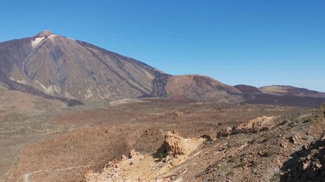 Espagne, Tenerife, parc national du Teide,  randonn&eacute;e sur la montagne Guajara