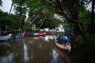 boats on the river