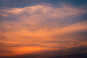 Low Angle View Of Dramatic Sky During Sunset