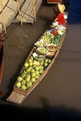 The Floating Market at Damnoen Saduak outside of Bangkok, Thailand